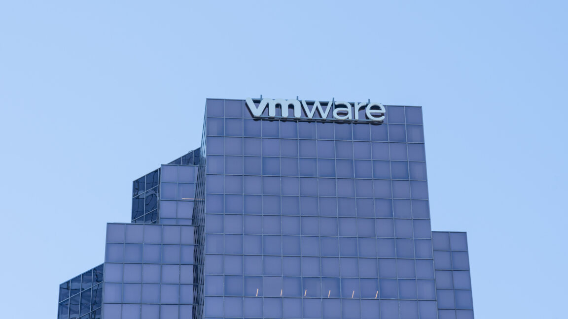 VMware office building in Bellevue, Washington, USA, photographed on June 15, 2023. Credit: Getty