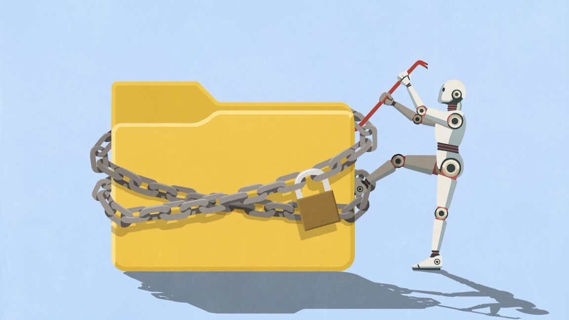 Illustration of Meta's Muse AI assistant on macOS with a security breach exposing agent control